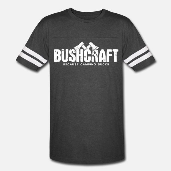 bushcraft because camping sucks t shirt men print tee shirt round collar solid color fitness fashion summer style formal shirt
bushcraft because camping sucks t shirt men print tee shirt round collar solid color fitness fashion summer style formal shirt