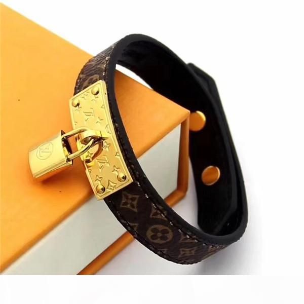 new wholesale beautiful bracelets fashion men women locks bracelet titanium steel genuine leather bracelet with box, Golden;silver
new wholesale beautiful bracelets fashion men women locks bracelet titanium steel genuine leather bracelet with box, Golden;silver