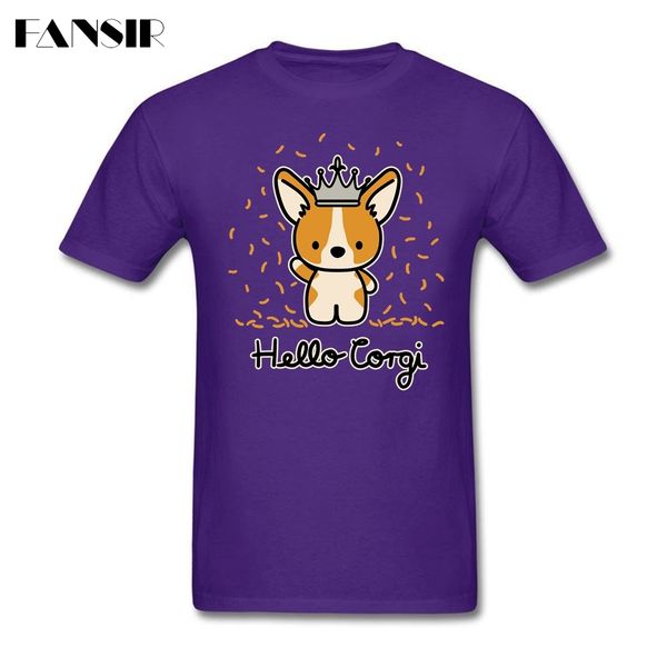 leisure men's t shirt hello corgi short sleeved 100% cotton round neck t shirt for camisetas
leisure men's t shirt hello corgi short sleeved 100% cotton round neck t shirt for camisetas
