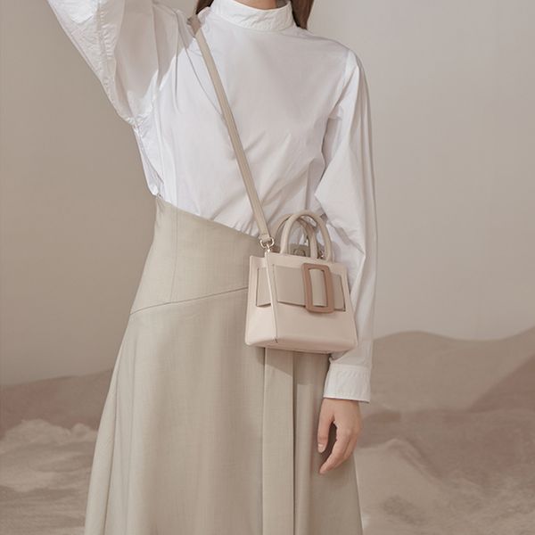 ingenious2020 contrast color small tote decent pu leather women's designer handbag lock shoulder messenger bag
ingenious2020 contrast color small tote decent pu leather women's designer handbag lock shoulder messenger bag