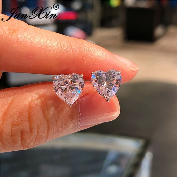 stud girls cute heart earrings for women white gold color brilliant zircon blue purple austrian crystal wedding studs cz, Golden;silver
stud girls cute heart earrings for women white gold color brilliant zircon blue purple austrian crystal wedding studs cz, Golden;silver