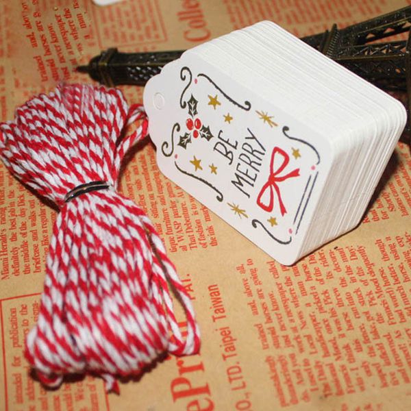 50pcs paper bookmark party supplies with string christmas decor paper tag
50pcs paper bookmark party supplies with string christmas decor paper tag