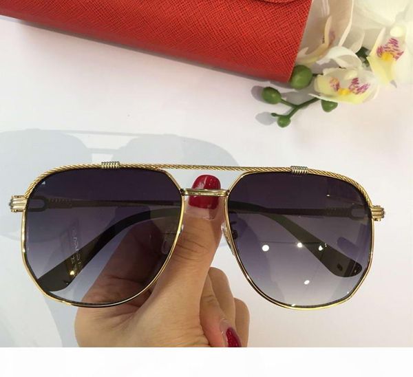 gold grey shaded vintage pilot sunglasses ct0109 glasses gafa de sol designer sunglasses shades new with box, White;black
gold grey shaded vintage pilot sunglasses ct0109 glasses gafa de sol designer sunglasses shades new with box, White;black