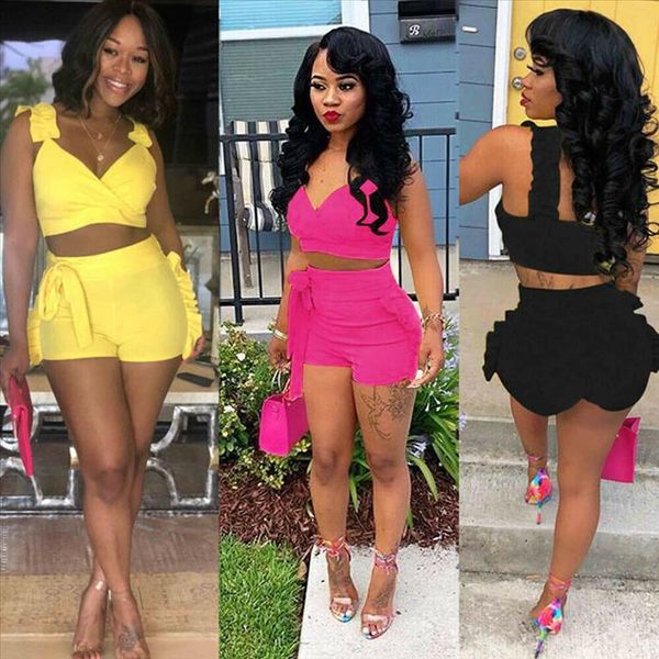 women tracksuit new summer womens 2pcs co ord set crop shorts playsuit summer mini jumpsuit, Gray
women tracksuit new summer womens 2pcs co ord set crop shorts playsuit summer mini jumpsuit, Gray