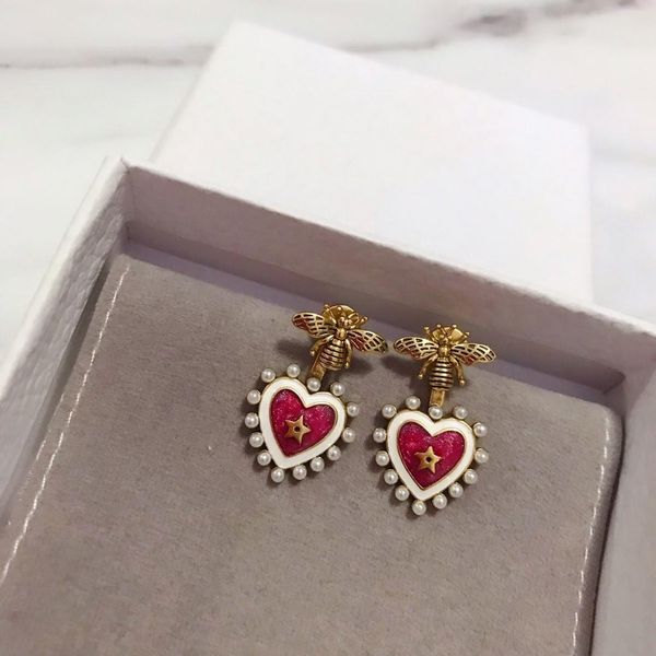 new bee love pearl fashion designer earrings luxury designer jewelry women earrings, Golden
new bee love pearl fashion designer earrings luxury designer jewelry women earrings, Golden