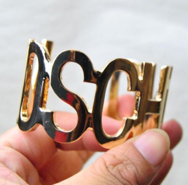 fashion big letter model exaggeration bracelet style light jewelry large bracelet female jewelry, Gray
fashion big letter model exaggeration bracelet style light jewelry large bracelet female jewelry, Gray