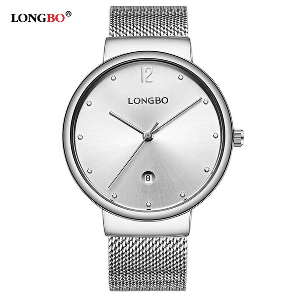 longbo new watch men men's watches ultra thin stainless steel mesh band quartz watch men women wristwatches relogio, Slivery;brown
longbo new watch men men's watches ultra thin stainless steel mesh band quartz watch men women wristwatches relogio, Slivery;brown