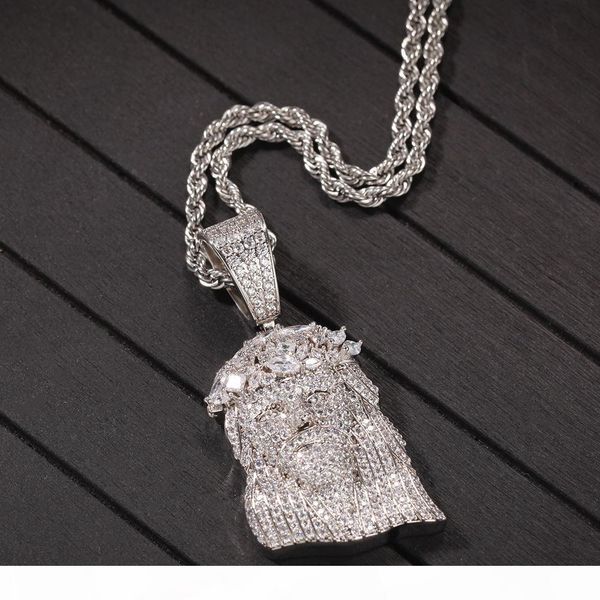 hip hop cubic zirconia paved bling iced out gold big jesus pendants necklace for men women fashion jewelry boy gift drop shipping, Silver
hip hop cubic zirconia paved bling iced out gold big jesus pendants necklace for men women fashion jewelry boy gift drop shipping, Silver