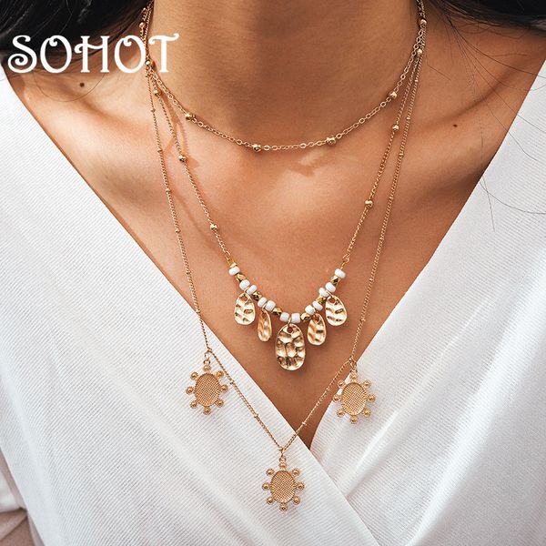 sovintage ethnic multilayer round bead chain tassel alloy sun pendant women choker necklace for bridal wedding jewelry gift, Golden;silver
sovintage ethnic multilayer round bead chain tassel alloy sun pendant women choker necklace for bridal wedding jewelry gift, Golden;silver