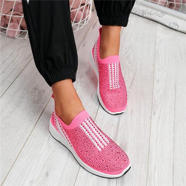women crystal sneakers woman casual mesh vulcanized women's comfortable flats ladies fashion loafers female shoe plus size 35-43, Black
women crystal sneakers woman casual mesh vulcanized women's comfortable flats ladies fashion loafers female shoe plus size 35-43, Black