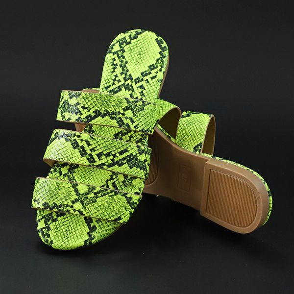 summer women slippers fashion snake print sandals serpentine slippers female streetwear flip flop platform femme flat shoes, Black
summer women slippers fashion snake print sandals serpentine slippers female streetwear flip flop platform femme flat shoes, Black