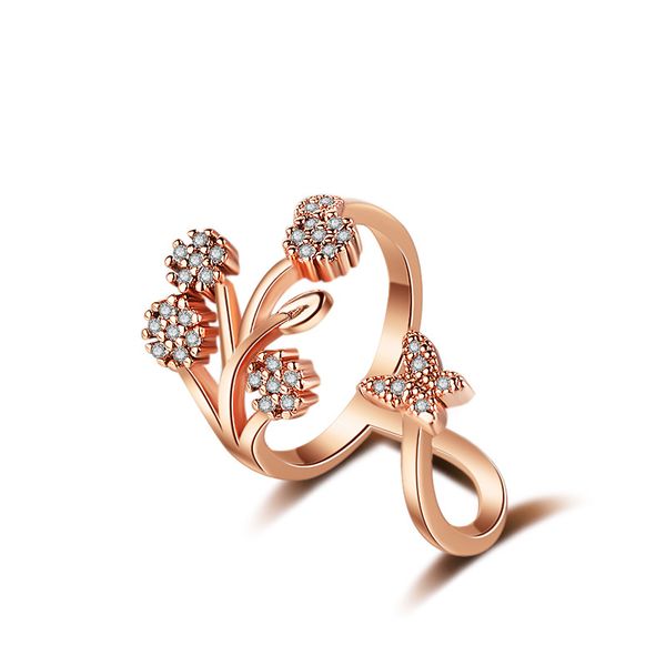 wedding rings opening butterfly snowflake crystal zircon shiny woman ring rose gold plated banquet jewelry, Slivery;golden
wedding rings opening butterfly snowflake crystal zircon shiny woman ring rose gold plated banquet jewelry, Slivery;golden