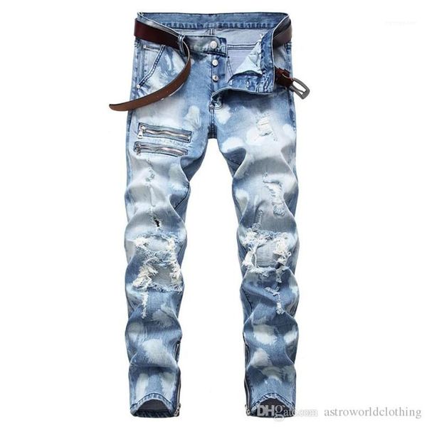designer jeans straight stretch slim mens long pants spring fashion plus size male jeans ripped mens, Blue
designer jeans straight stretch slim mens long pants spring fashion plus size male jeans ripped mens, Blue