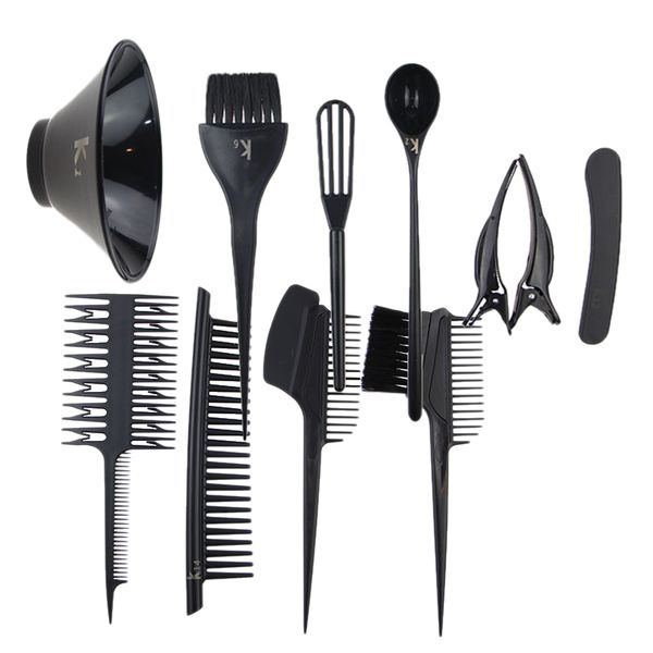 hair brushes 11pcs/set professional salon dye set color brush comb mixing bowl tint tool headed, Silver
hair brushes 11pcs/set professional salon dye set color brush comb mixing bowl tint tool headed, Silver