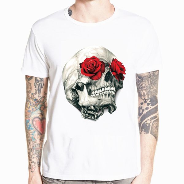 harajuku men t shirts fashion red rose floral skull design short sleeve casual flower skull printed t-shirt tee streetwear
harajuku men t shirts fashion red rose floral skull design short sleeve casual flower skull printed t-shirt tee streetwear