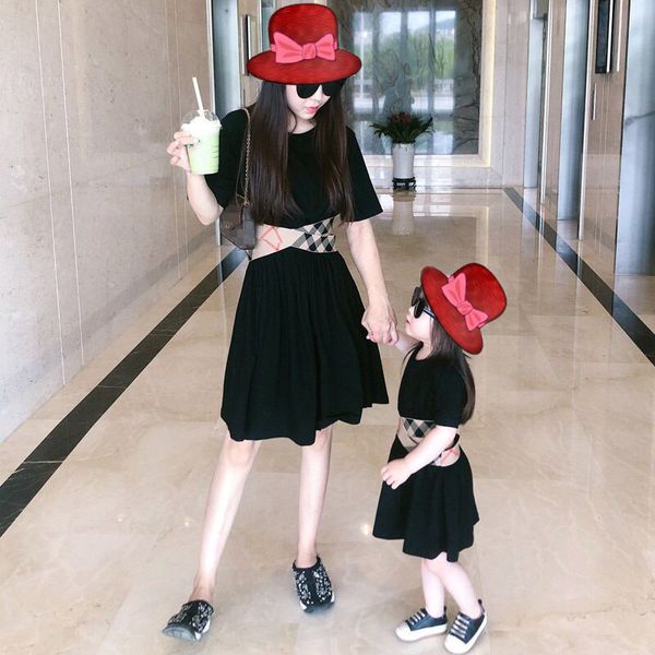 fashion mother and daughter dress for girls summer plaid children cotton dresses vestidos women dress family matching clothes, Blue
fashion mother and daughter dress for girls summer plaid children cotton dresses vestidos women dress family matching clothes, Blue