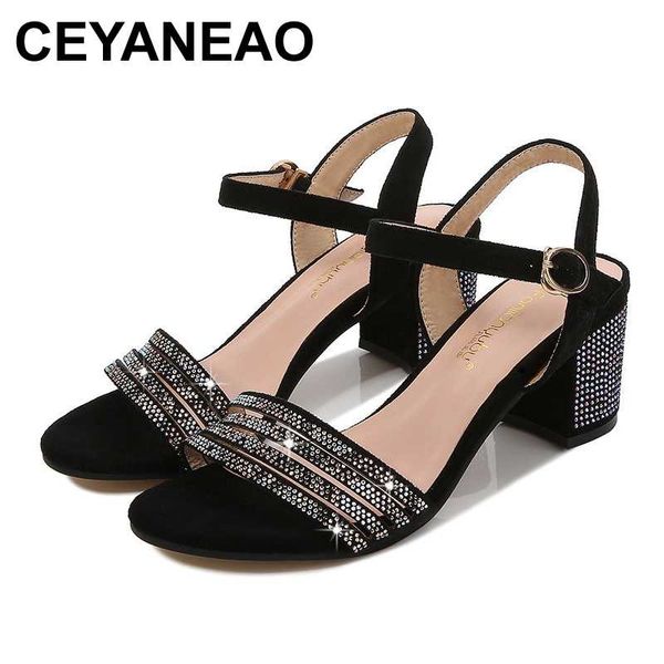 ceyaneaowomen sandals summer soft bottom simple fairy rhinestone toes roman shoes thick heels casual soft big toe foot sandalen, Black
ceyaneaowomen sandals summer soft bottom simple fairy rhinestone toes roman shoes thick heels casual soft big toe foot sandalen, Black