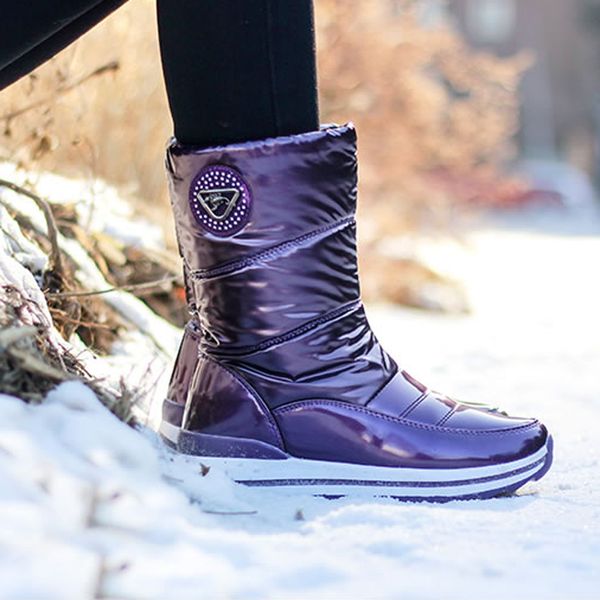 women snow boots winter platform waterproof cotton boots patent leather warm rubber anti-slip female ladies woman shoes botas, Black
women snow boots winter platform waterproof cotton boots patent leather warm rubber anti-slip female ladies woman shoes botas, Black