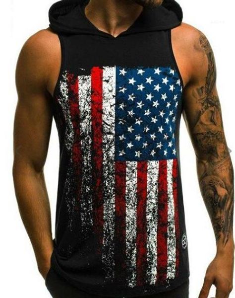 sleeveless hooded summer crew neck plus size vest print casual tanks mens designer tank, White;black
sleeveless hooded summer crew neck plus size vest print casual tanks mens designer tank, White;black