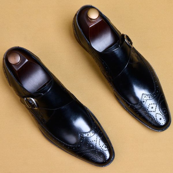 2020 autumn mens genuine leather loafers gentleman wedding party casual slip on formal shoes black brown buckle men dress shoes
2020 autumn mens genuine leather loafers gentleman wedding party casual slip on formal shoes black brown buckle men dress shoes
