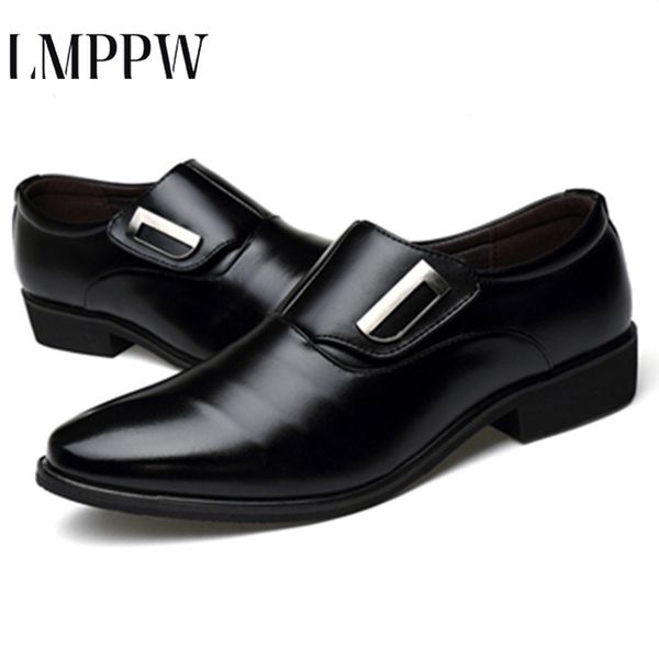 leather mens formal shoes dress shoes fashion business wedding pointed toe patent leather oxford 2.5a, Black
leather mens formal shoes dress shoes fashion business wedding pointed toe patent leather oxford 2.5a, Black