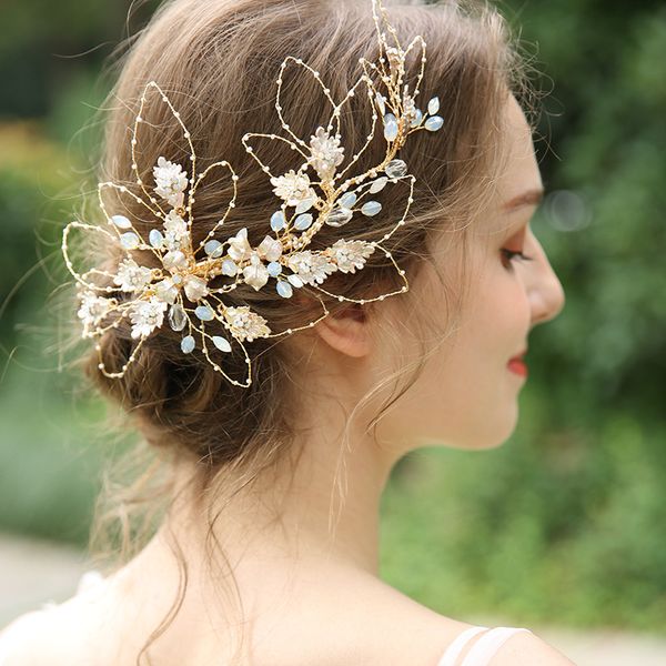 npason pearl rhinestone headband wedding hair accessories bridal tiaras wedding headband pearl hair jewelry flower head band, Golden;silver
npason pearl rhinestone headband wedding hair accessories bridal tiaras wedding headband pearl hair jewelry flower head band, Golden;silver