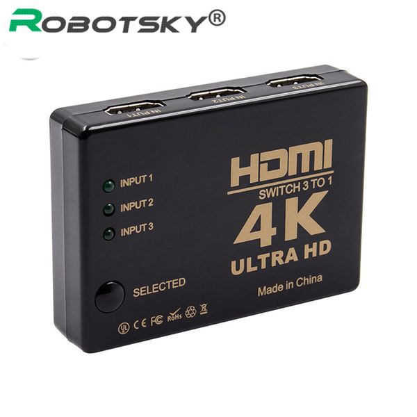 audio cables & connectors 4k*2k switcher 1080p 3 in 1 out switch video converter splitter for dvd hdtv xbox ps3 ps4 lcd monitor
audio cables & connectors 4k*2k switcher 1080p 3 in 1 out switch video converter splitter for dvd hdtv xbox ps3 ps4 lcd monitor