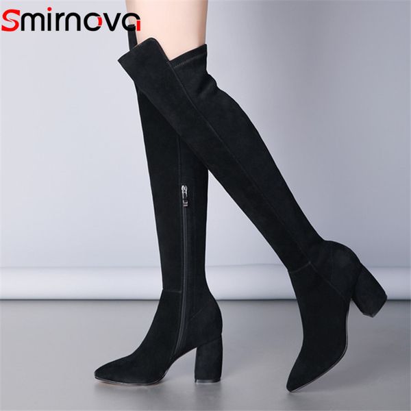 boots smirnova 2021 ladies long black woman zipper thigh cow suede leather over the knee
boots smirnova 2021 ladies long black woman zipper thigh cow suede leather over the knee
