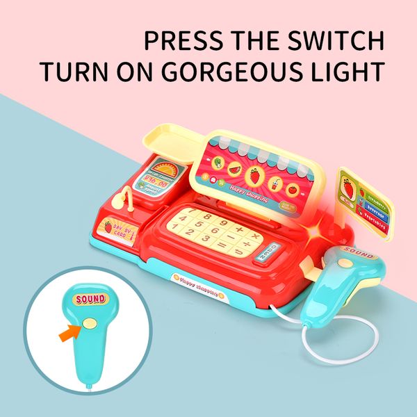 popular children's multi functional simulation supermarket lighting cash register boys and girls puzzle house toy set
popular children's multi functional simulation supermarket lighting cash register boys and girls puzzle house toy set