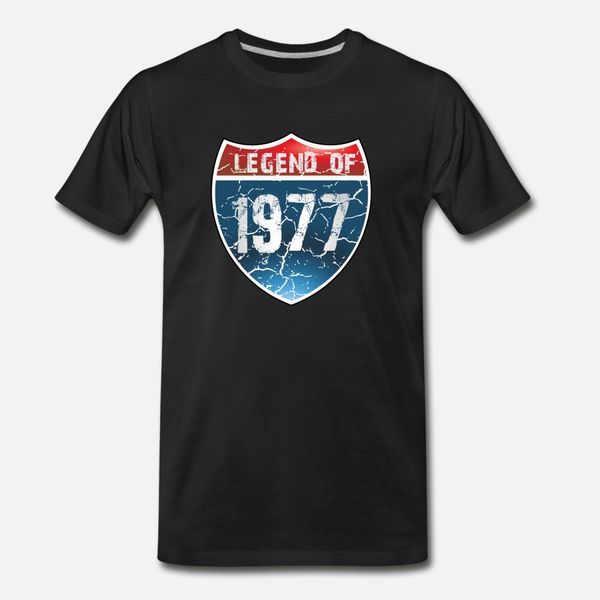 legend of 1977 t shirt men designer 100% cotton size s-3xl clothes graphic breathable spring autumn unique shirt, White;black
legend of 1977 t shirt men designer 100% cotton size s-3xl clothes graphic breathable spring autumn unique shirt, White;black