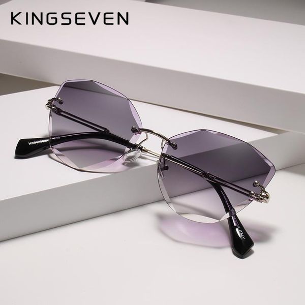 kingseven design rimless fashion cat eye sunglasses women gradient driving uv400 sun glasses clear vintage eyewear oculos n801 y200420, White;black
kingseven design rimless fashion cat eye sunglasses women gradient driving uv400 sun glasses clear vintage eyewear oculos n801 y200420, White;black