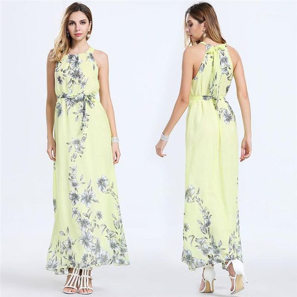 womems chiffon floral printed dresses sleeveless high waist luxury dresses females designer dresses female clothing summer, Black;gray
womems chiffon floral printed dresses sleeveless high waist luxury dresses females designer dresses female clothing summer, Black;gray