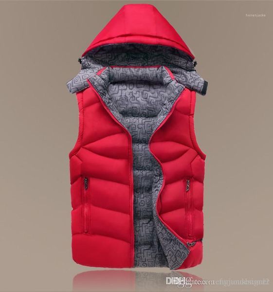 hooded sleeveless zipper pocket homme clothing fashion style casual apparel mens winter designer solid color parkas, Black
hooded sleeveless zipper pocket homme clothing fashion style casual apparel mens winter designer solid color parkas, Black