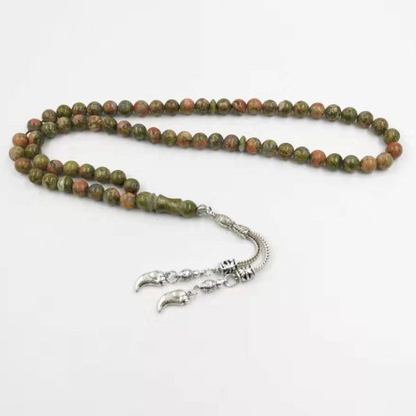 66beads natural green jadde tasbih man's muslim rosary misbaha lion pendant prayer beads eid gift islamic accessories bracelet, Black
66beads natural green jadde tasbih man's muslim rosary misbaha lion pendant prayer beads eid gift islamic accessories bracelet, Black