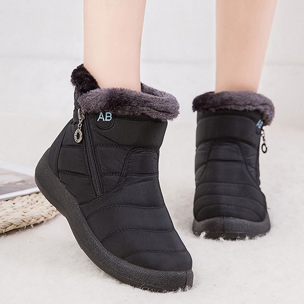 snow boots plush warm ankle boots for women winter waterproof women female winter shoes zip booties ing, Black
snow boots plush warm ankle boots for women winter waterproof women female winter shoes zip booties ing, Black