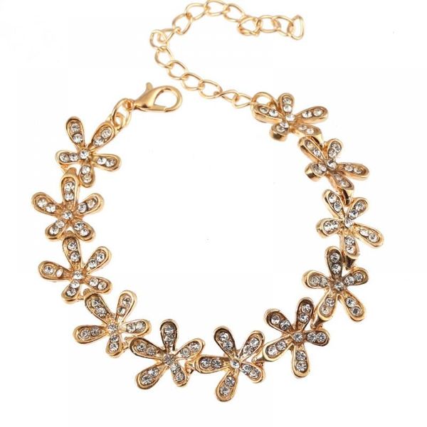 charm bracelets 2021 jewelry flower shape women hand fashionable temperament inset crystal zircon snowflake bracelet bangle, Golden;silver
charm bracelets 2021 jewelry flower shape women hand fashionable temperament inset crystal zircon snowflake bracelet bangle, Golden;silver
