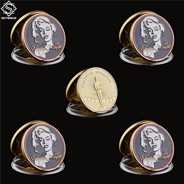 5pcs usa hollywood movie super star marilyn monroe actor 24k gold plated souvenir value token coin
5pcs usa hollywood movie super star marilyn monroe actor 24k gold plated souvenir value token coin