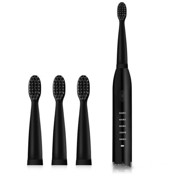 electric toothbrush with 4 replacement head sonic wave rechargeable smart chip toothbrush head replaceable whitening design
electric toothbrush with 4 replacement head sonic wave rechargeable smart chip toothbrush head replaceable whitening design