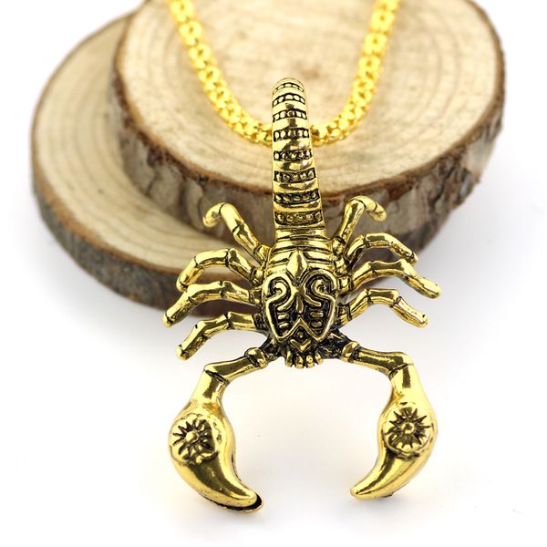 punk gothic scorpion necklace gold silver color animal men necklaces party accessories
punk gothic scorpion necklace gold silver color animal men necklaces party accessories