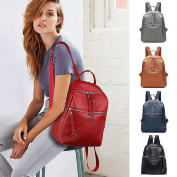 2021 new Fashion Women's Backpack Travel PU Leather Rucksack School Shoulder Solid Zipper Girls Bag Backpacks
2021 new Fashion Women's Backpack Travel PU Leather Rucksack School Shoulder Solid Zipper Girls Bag Backpacks