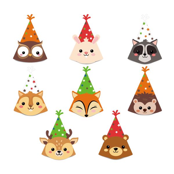 new design woodland party hats decorations baby shower cartoon jungle animals party hats kids happy birthday party supplies
new design woodland party hats decorations baby shower cartoon jungle animals party hats kids happy birthday party supplies
