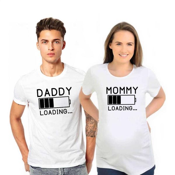 1pc daddy/ mommy loading preganant anouncement tshirt new mom/dad couple match tshirt white clothes pregnant soft wear, Blue
1pc daddy/ mommy loading preganant anouncement tshirt new mom/dad couple match tshirt white clothes pregnant soft wear, Blue