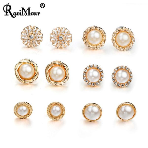 ravimour 6 пара / комплект brincos vintaget имитация pearl серьга набор для женщин моды золотого цвета круглого цветок ювелирных изделий сва, Golden;silver
ravimour 6 пара / комплект brincos vintaget имитация pearl серьга набор для женщин моды золотого цвета круглого цветок ювелирных изделий сва, Golden;silver