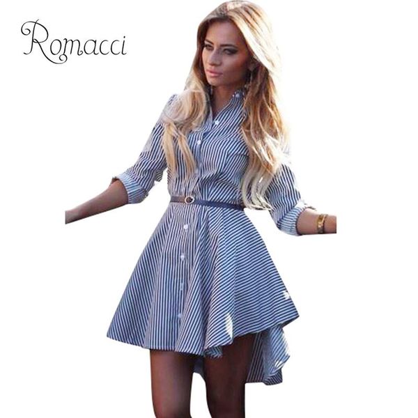 romacci women striped mini dress summer long sleeve button down front irregular hem office casual lady work shirt dresses, Black;gray
romacci women striped mini dress summer long sleeve button down front irregular hem office casual lady work shirt dresses, Black;gray