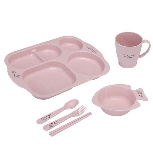 6pcs feeding food dinner plate wheat straw baby tableware set kindergarten home
6pcs feeding food dinner plate wheat straw baby tableware set kindergarten home