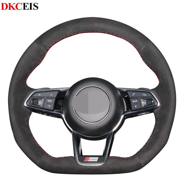 diy hand-stitched black soft suede car steering wheel cover for audi tt rs 2016-2019 r8 (4s) tt (8s) 2014-2019 tts 2014-2019
diy hand-stitched black soft suede car steering wheel cover for audi tt rs 2016-2019 r8 (4s) tt (8s) 2014-2019 tts 2014-2019