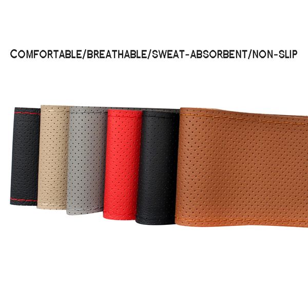 onewell car super fiber leather steering wheel covers diy braid auto cover with needle and thread interior accessories kits
onewell car super fiber leather steering wheel covers diy braid auto cover with needle and thread interior accessories kits