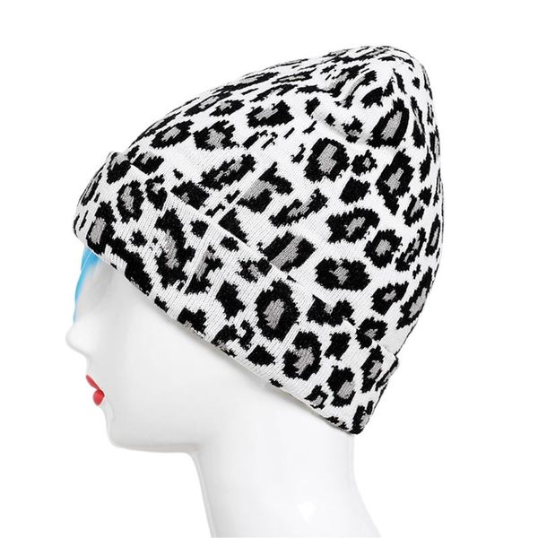 women outdoor daily soft stretch thick knit hat adults headwear warm leopard print autumn winter casual party fashion beanie cap, Blue;gray 
women outdoor daily soft stretch thick knit hat adults headwear warm leopard print autumn winter casual party fashion beanie cap, Blue;gray