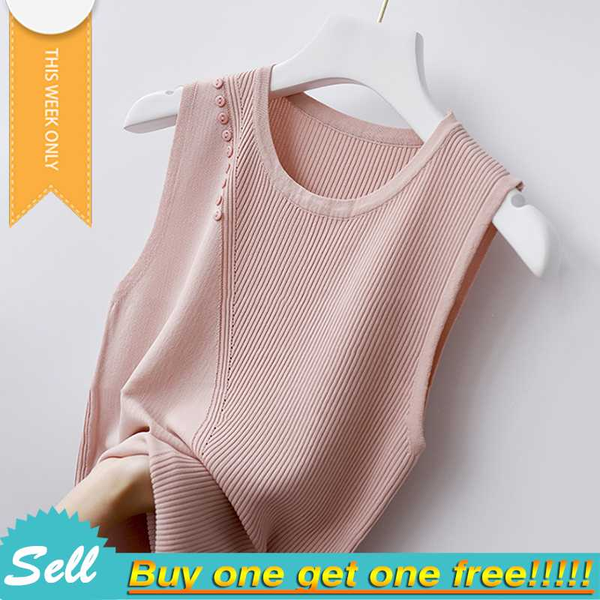 summer women new tank elastic camisole women knitted vest sleeveless casual hollow out elasticity solid #22, White
summer women new tank elastic camisole women knitted vest sleeveless casual hollow out elasticity solid #22, White