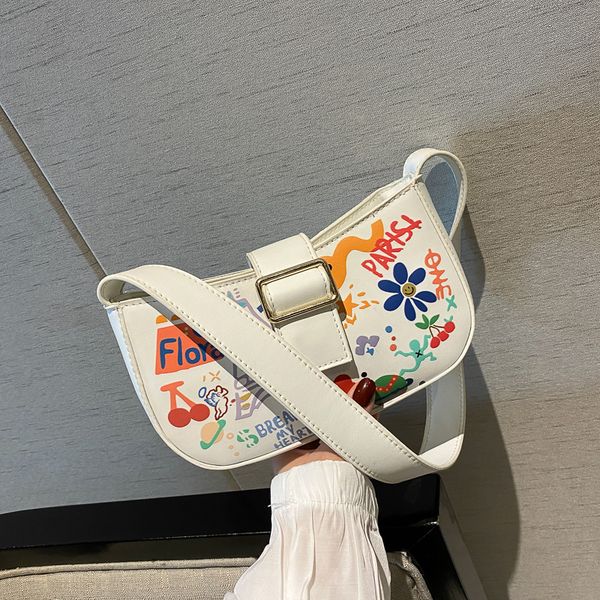wholesale new summer small bag tide wild graffiti portable messenger bag shoulder arm baguette
wholesale new summer small bag tide wild graffiti portable messenger bag shoulder arm baguette